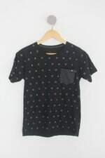 Camiseta Infantil playstation preta 