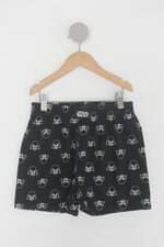 Shorts Infantil star wars preto