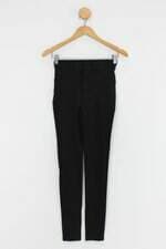 Calça de tecido feminina preta