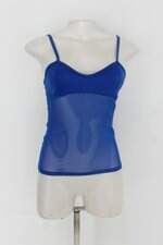 Regata esportiva feminina azul com Transparência