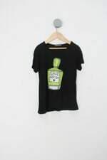 Blusa Infantil nosh preta com Paetê 