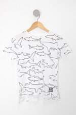 Camiseta Infantil branca estampada