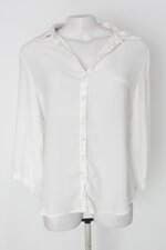 Camisa reserva natural feminina branco com Recortes