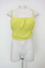 Cropped lou bucca feminino verde com Recortes