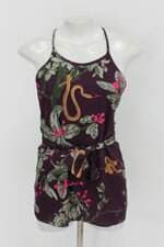 Vestido renner feminino estampado com Faixa na Cintura e Forro
