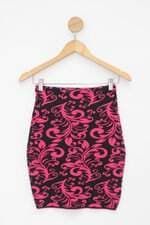 Saia pink&co. feminina estampada com Cós com elástico