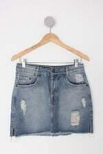 Saia Jeans lerrux feminina azul