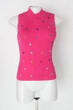 Regata feminina rosa com Aplique