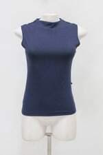 Blusa feminina azul com Aplique