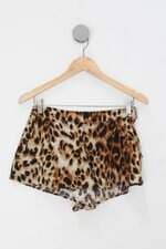 Shorts pool  jeans feminino animal print
