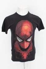 Camiseta piticas Homem Aranha masculina preta estampada
