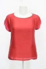 Blusa casual street feminina vermelha com Recortes