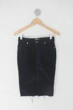 Saia camurça  animale feminina azul