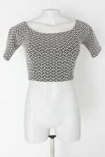 Blusa cropped handbook feminina estampada