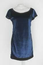 Vestido calvin klein feminino bicolor com Forro e Recortes
