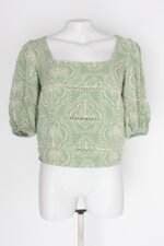 Blusa renner feminina estampada com Recortes