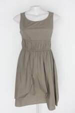 Vestido stefanel feminino cinza com Franzido