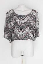 Blusa c&a feminina estampada com Tiras