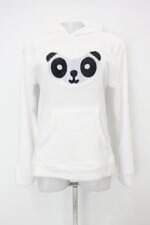 Blusa feminina branca com capuz 