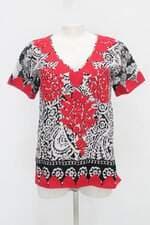 Blusa feminina estampada com Bordado