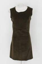 Vestido canelado feminino verde