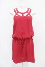 Vestido bo.bo feminino vermelho com Recortes