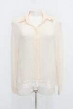 Camisa feminina rosa com Transparência
