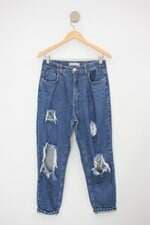 Calça Slim C&A feminina azul