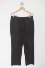 Calça de tecido garbo masculina preta