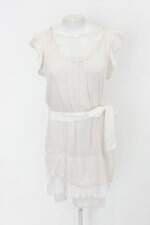 Vestido colcci feminino off-white com Faixa na Cintura