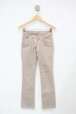 Calça de sarja zara feminina bege