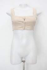 Top lojas três feminino bege