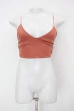 Top cropped c&a feminino coral