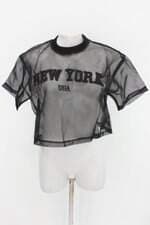 Blusa forever 21 feminina preta com Bordado