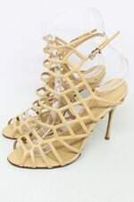 Sandália de tiras schurtz feminina bege