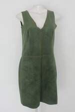 Vestido leeloo feminino verde com Aplique