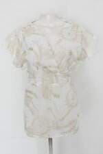 Blusa cia da moda feminina estampada com Faixa na Cintura