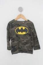 Blusa Infantil batman estampado com silk 