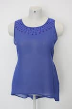 Blusa open up feminina azul