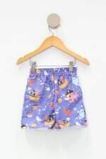 Shorts Infantil estampado com cós com elástico 
