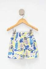 Shorts Infantil estampado com cós com elástico 