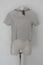 Blusa cropped renner feminina cinza