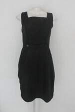 Vestido madame ms feminino preto com Meio forro