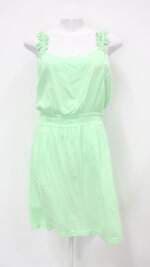 Vestido mercatto feminino verde com Renda