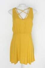 Vestido forever 21 feminino amarelo com Tiras