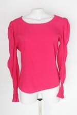 Blusa feminina rosa com Cós com elástico