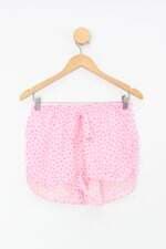 Short doll renner feminino rosa estampado