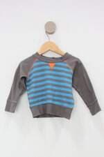 Casaco Infantil cinza listrado
