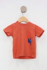 Blusa Infantil laranja com Silk 