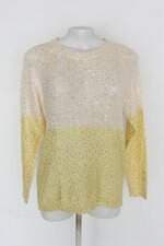 Blusa feminina bicolor com Degradê e Paetê